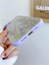 Ownest Compatible for iPhone 15 Case, Magnetic Fitting for MagSafe for Clear Frosted PC Back 3D Flowers Floral Girls Woman and Soft Silicone Slim ...