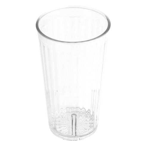 G.E.T. 8822-1-CL Heavy-Duty Shatterproof Plastic Faceted Tumblers, 22 Ounce, Clear (Set of 12)...