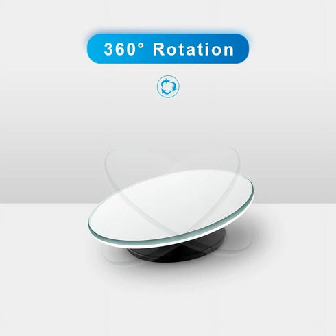 2 Pcs Blind Spot Mirror, 2" Round HD Glass Frameless Convex Rear View Mirrors Exterior Accessories with Wide Angle Adjustable Stick for Car SUV an...