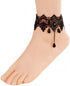 Romantic Retro Vintage Gothic Sexy Clear Rhinestone Anklet Foot Sandal Beach Wedding Jewelry Lace Ankle Bracelet Women Anklets Chain...