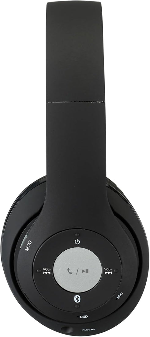 iLive IAHB48MB Bluetooth Over-The-Ear Headphones with Microphone (Matte Black)...