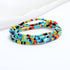 tenghong2021 3 Piece Waist Beads Chains Set Colorful Summer African Belly Chain Elastic Waist Beads for Weight Loss Body Chains Bikini Beads Jewel...