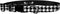 Dog Collar - Patterned Adjustable Pet Collars, - 1 Inch Wide, Medium, Houndstooth Black/White...