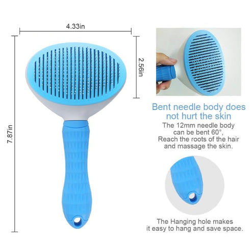 Cat Brush,Cat Brushes For Indoor Cats, Dog Brush,Dog Brush for Shedding, Cat Comb Pet Massage Tool Suitable for Long or Short Pet Hair Cleaner, Re...