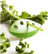 Factory direct sales,(1 blue and 1 green) Herb Stripper, 8 holes Kitchen Herb Leaf Stripping Tool, Herb Pealer Suit for Kale, Collard Greens, Thym...