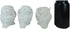 Ebros See Hear Speak No Evil Fat Baby White Owls Figurines Set of 3 Decor Wisdom of The Woods Nocturnal Snow Owl Bird Themed Chibi Owlets Collecti...