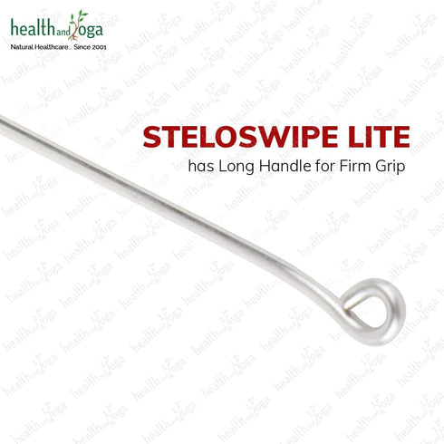 HealthAndYoga™ SteloSwipe Lite Stainless Steel Tongue Cleaners - Disposable Metal Tongue Scrapers Bulk Pack (Pack of 12) - Oral Hygiene Scraper- P...