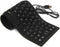 Foldable Silicone Keyboard, USB Waterproof Travel Gaming Wired Keyboard, Rollup Wired Keyboard Folding Keyboard Compatible with Windows, PC, Lapto...