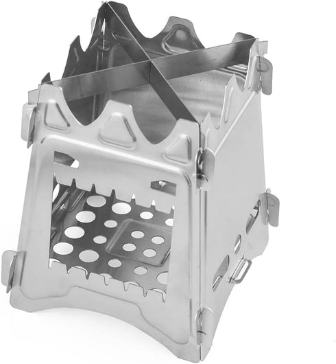 Lightweight Portable Wood Burning Camping Stove Camping Backpacking Stove Folding Wood Stove for Outdoor Hiking Camping Picnic Stove...