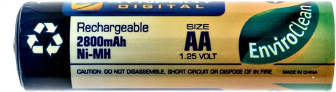 Synergy Digital Camera Battery, Compatible with Kodak PIXPRO FZ43 Digital Camera, (Ni-MH, 1.25V, 2800 mAh) Pack of 4 AA Rechargeable Ultra Hi-Capa...