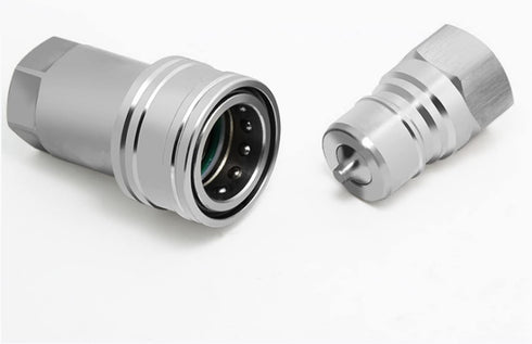 Hydraulic Quick Connect Coupler 1/2" NPT,CEKER ISO 7241-A Tractor Couplers Hydraulic Coupling...