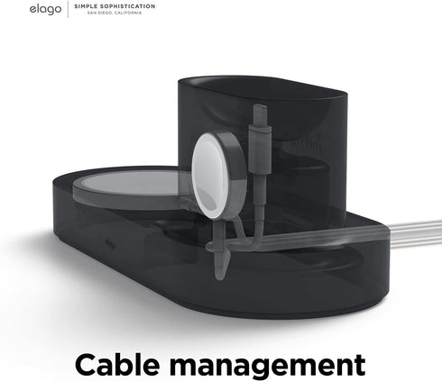 elago MagSafe Charging Station - Compatible with iPhone 16/15/14/13/12 Series, AirPods 4, AirPods Pro 2, AirPods Pro, AirPods 3, All Apple Watch S...