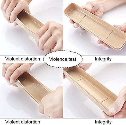 OriGlam Portable Flatware Box Travel Tableware Storage Box, Travel Case Travel Tableware Storage Box, Utensil Case Lunch Bag Flatware Box...