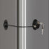 REZIPO - Refrigerator Door Lock with 2 Keys, File Drawer Lock, Freezer Door Lock and Child Safety Cabinet Lock by REZIPO Black...