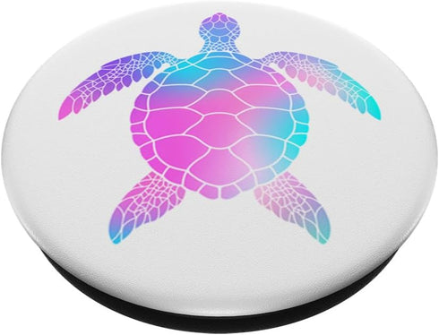 Cute Turtle Love Phone Holder - Gift for Mom Gift for Girls PopSockets PopGrip: Swappable Grip for Phones & Tablets PopSockets Adhesive PopGrip...