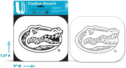 Florida Gator Head Curbee Stencil - FUOOS-601...