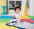 2-Ply Reversible Luxury Baby Blanket with Puppy Embroidery, Blue and White Little Me Puppy Toile Print (30 inch x 40 inch)...