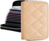 RFID Small Wallet Women Mini Credit Card Holder Organizer Case with Zipper Slim Almond...