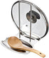 Yiffee Storage Rack (Stainless Steel), Kitchen Utensil Storage Rack, Spoon Rest, Lid Holder, 7.8x6.1x7.8 inches, 0.5 lb, Rust Resistant, Dishwashe...