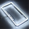 12 V 54 LED Color Light License Plate Frame Acrylic Plastic License Plate Cover-White...