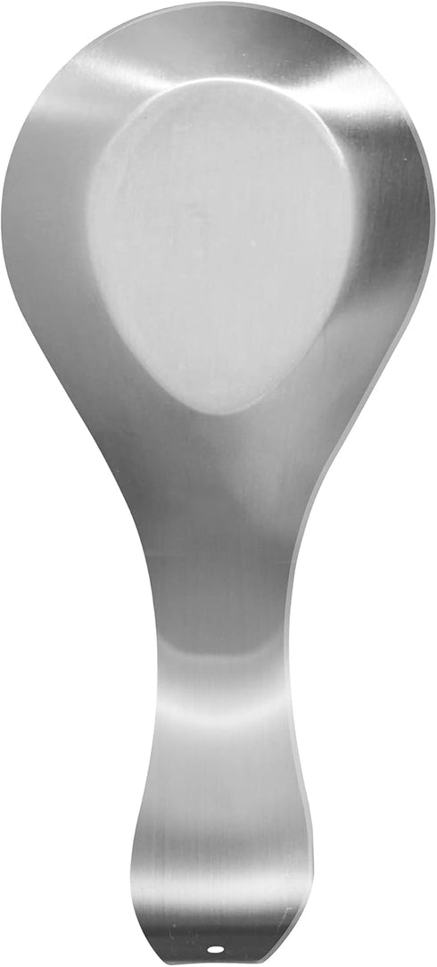 OGGI Stainless Steel Spoon Rest- Long Handle Holds Kitchen Utensils in Place, Great Spoon Rest for Counter, Stove Top, or Coffee Station; Kitchen ...