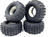 KTBL18 4pcs MT BBS Tires Tyre (83x40mm) Rubber x4 for 1/16 1/18 Scale Off Road Buggy/Truggy Truck KYOSHO Tamiya LOSI WPL WLTOYS VRX FMS FSR AXIAL ...