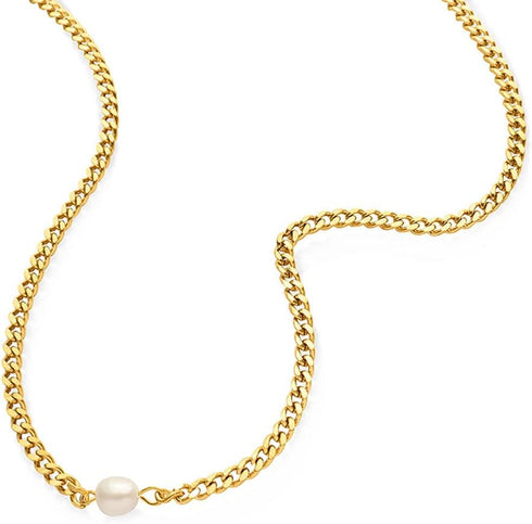 Gold Pearl Choker Necklace for Women Small Pearl Bead Necklace Wedding 14K Gold Plated Jewelry...