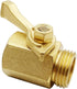 Brass Garden Hose Shut Off Valve, Heavy Duty 3/4 Inch Solid Brass Garden Hose Shut Off Valve (Pack of 2)...