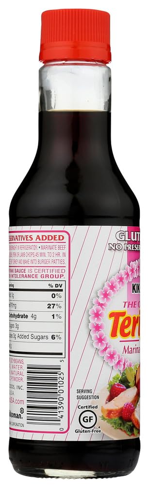 Kikkoman Gluten Free Teriyaki Sauce, 10 Ounce, Two pack...