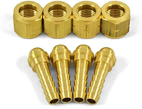 COLIBYOU 1/4" ID Hose Repair Parts Kit, Welding Torch Twin 'B' Size 1/4" Fittings, 2 Sets...