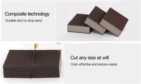 6pcs/lot Magic Cleaning Sponge Carborundum Sponge Brush Household Cleaning Tools Eraser Nano Sponge Washing Kitchen Tool Emery Cleaner 3.94 * 2.76...