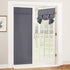 RYB HOME French Door Curtain - Privacy Thermal Insulated Door Window Curtain for Patio Front Tricia Sidelight Panel, W26 x L69 inch, 1 Panel, Gray...