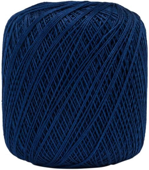 Aunt Lydia Classic Navy Crochet - 3 Pack of 350y/320m - Cotton - Gauge 10 - Crochet......