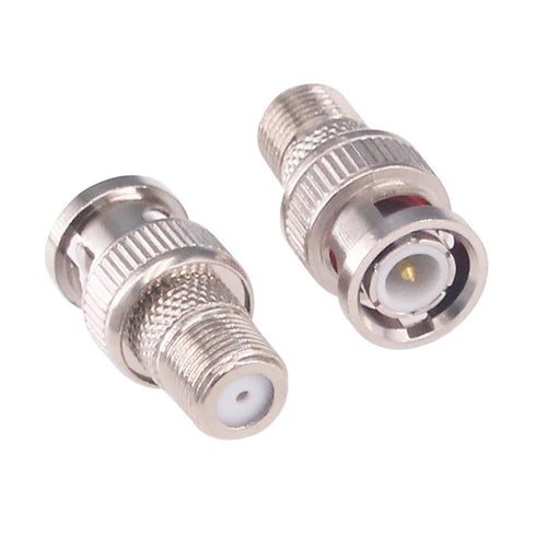 6pcs BNC Male Plug to F Type Female Connector Coax Adapter for CCTV Camera(F85-6)...