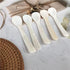Caviar Spoons Shell Spoon, Hand Craft Mother ofPearl Caviar Spoons with Storage Box, Tiny Spoon WRound Handle for Caviar, Egg, lce Cream, Coffee,R...