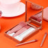 Easy-taken Travel Makeup Brush Set, COSHINE 5pcs Mini Complete Function Cosmetic Brushes Kit (5pcs with mirror)...