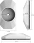 ICERO - Baby Gate Wall Protector - Protect Walls & Doorways from Pet & Dog Gates - for Child Pressure Mounted Stair Safety Gate- 4 Pack, White...