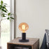 Industrial Table Lamp Base, E26 E27 Lamp Base Without Shade, Mini Short Desk Lamp Exposed Bulb Base, Simple Metal Edison Light Bulb Stand?Black?...