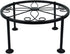1 Pack 9 Inches Metal Plant Stand Outdoor Indoor, Flower Pot Planter Holder, Rustproof Iron Stands Perfect for Beverage Dispenser, Balcony, Garden...