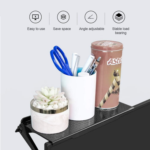1 Park TV Top Shelf apple tv mount Monitor Shelf Screen Storage Shelf floating tv stand Router Shelf Adjustable Mount for Media Box, Game Console,...