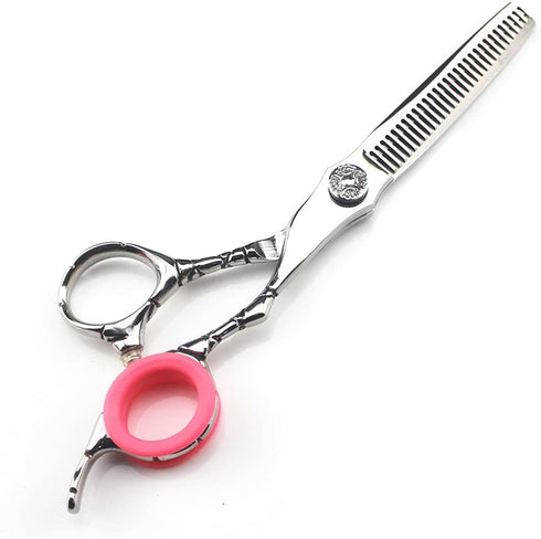 12 Pcs Barber Hairdressing Scissors Pet Scissors Finger Rings Grips Inserts Grooming Shear Thumb Insert for Pet Shears...