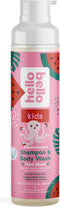 Hello Bello Watermelon Shampoo & Body Wash - Tear-Free, Hypoallergenic, Dermatologist & Pediatrician Tested, Plant Based Formula for Babies and Ki...
