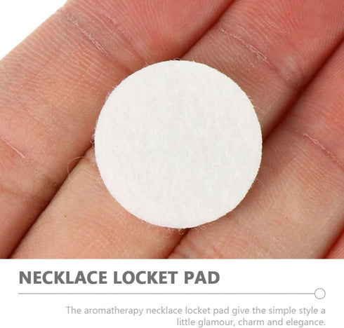 Ciieeo Aroma Diffuser Air Diffuser Essential Oil Refill Pads 100pcs Felt Pads Replacement Pads for Diffuser Necklace Diffuser Bracelet Car Diffuse...