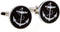 Anchor USN Pair Cufflinks in a Presentation Gift Box & Polishing Cloth...