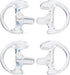 Replacement Earmold Earbud for Two Way Radio Air Acoustic Coil Tube Earpiece Headset?for Motorola Kenwood Baofeng Walkie Talkie Earpieces (Clear, ...