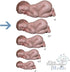 Sleeping Baby 4 Large Silicone Mold B235 by First Impressions Molds...
