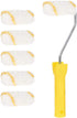 uxcell 6xPaint Roller Brush 3 Inch 76mm for Household Wall Painting Treatment with 1 Plastic Handle...