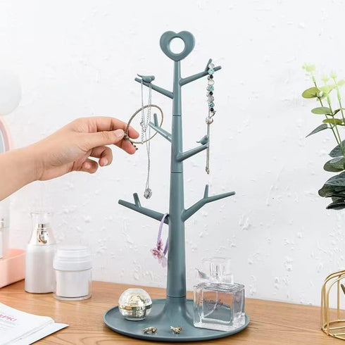 Coffee Mug Tree for Counter Cup Holder Rack Stand Organizer Desk Table Countertop (Blue, Large)...