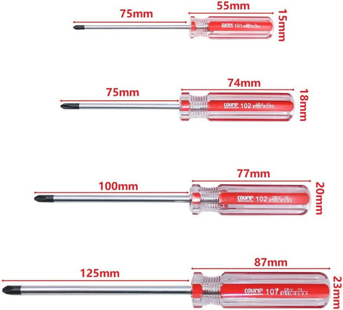 4-Piece Tri Wings Screwdriver Y3 mm Y4 mm Y5 mm Y6 mm Multifunctional Magnetic Y Screwdriver Set...