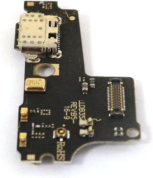 USB Charger Charging Port Dock Connector Ribbon Flex Cable PCB Board Replacement Compatible with Motorola Moto One P30 Play XT1941...